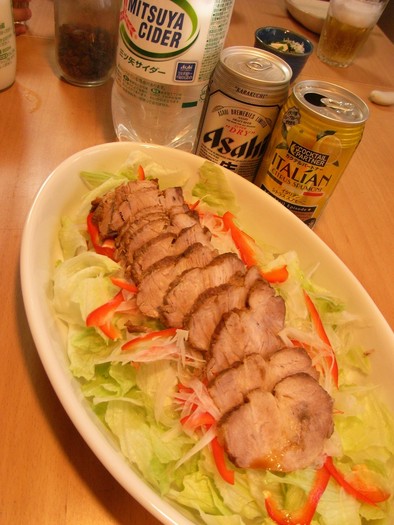 塊肉も柔らか■黒酢サイダー煮豚■の写真