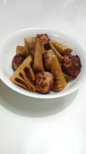 筍つくね煮