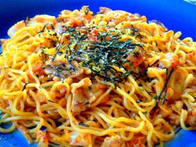 豚キムチーズ焼きそば