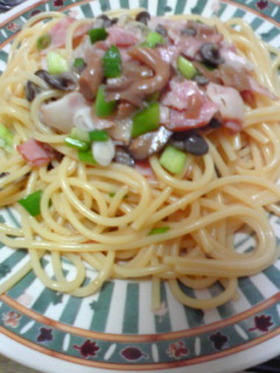 ヤマキのめんつゆで美味しい!和風パスタ