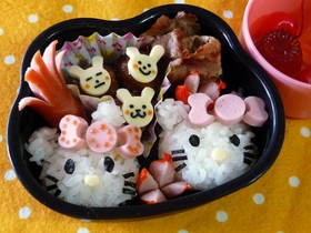 サンリオ☆キティちゃん弁当~キャラ弁~