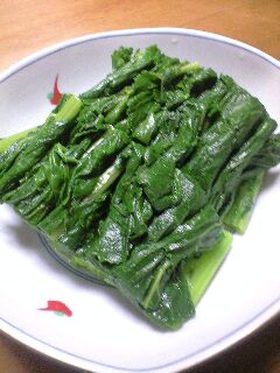 茎まで柔らか大根葉のお浸し