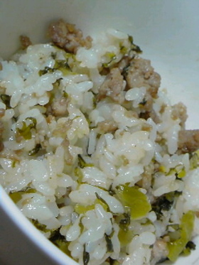 超 簡単☆高菜そぼろご飯☆