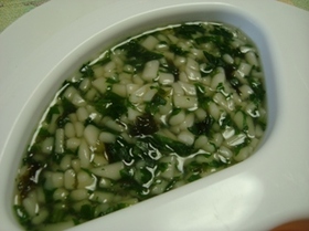 離乳食中期 ☀ 青菜と地のりうどん