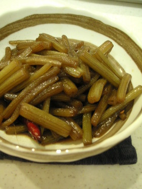 ふきの炒め物