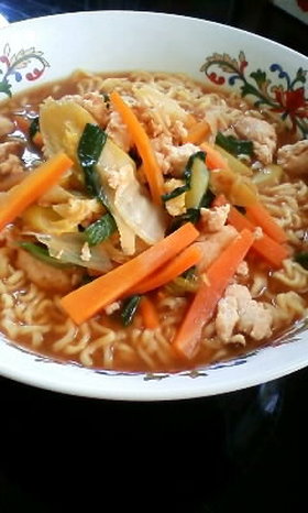 簡単サッパリラーメンの具