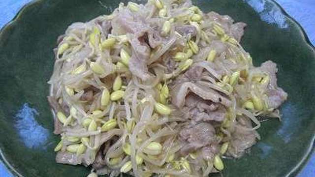 小大豆もやしと豚肉の炒め物 レシピ 作り方 By ままぽんぽん クックパッド 簡単おいしいみんなのレシピが355万品