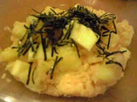 手抜きで美味しいタラモチーズサラダ