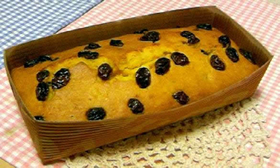 かぼちゃとレーズンのパウンドケーキ