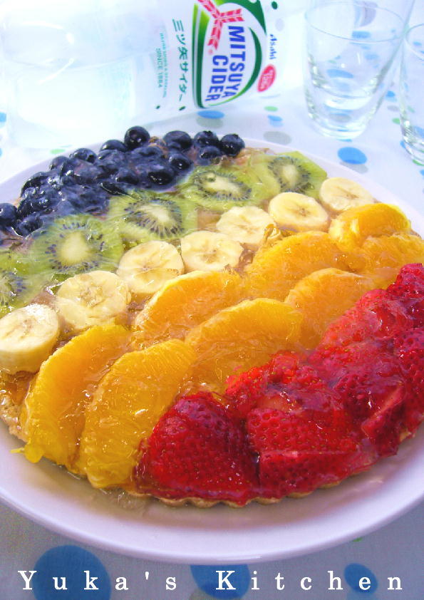 レインボーフルーツケバブのレシピ