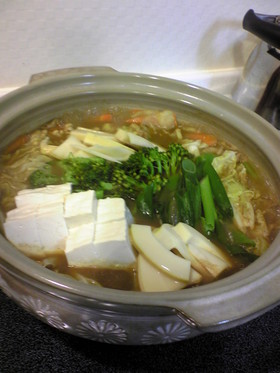 たけのこ入りカレー鍋☆切るだけ楽~早~