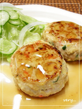 鶏ひき肉と蓮根の和風はんばーぐ✿