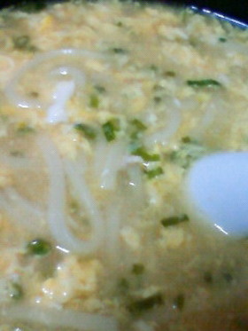 風邪撃退用 とろとろうどん