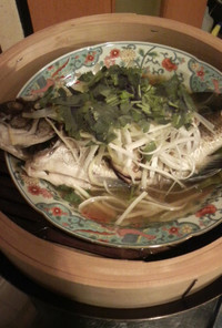 清蒸魚（中華風魚の蒸し物）