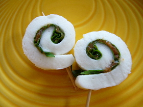 お弁当やおつまみに☆はんぺん巻き