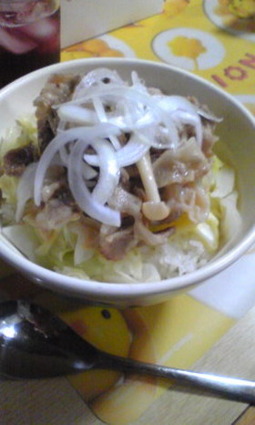 ◆豚サラダ丼◆