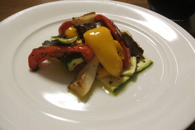 炙り野菜のマリネ