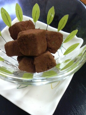 さつまいもの簡単♬生チョコ風 チョコ