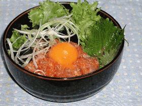 ネギトロユッケ丼