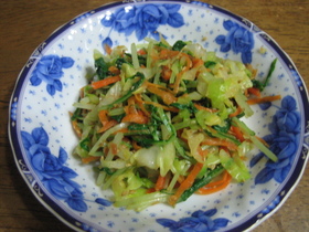 簡単カラフルごまあえ