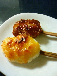 冷やご飯で五平餅