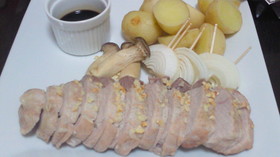 豚のオーブン焼きバルサミコソース