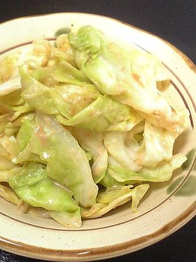 ◆春キャベツのくるみ味噌和え◆