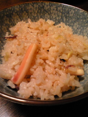 イカの炊き込みご飯