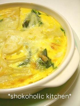 たけのこと菜花♡春のキッシュ