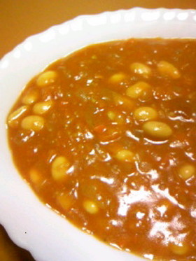 大豆をおいしくがっつりと★大豆カレー