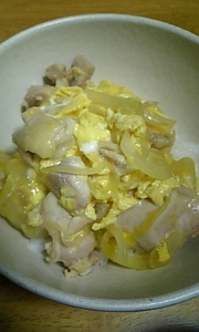 めんつゆで親子丼の写真