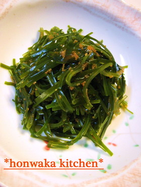 ヘルシー♥とびっこ&切り昆布のさっと和え