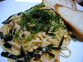 たらこたっぷりバターしょうゆパスタ☆