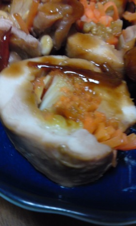 ロール照り焼きチキン