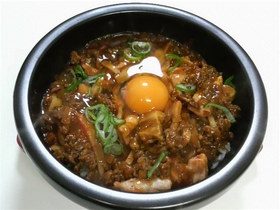 おこげが美味しい★石焼ビビンバカレー
