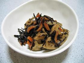 ひじきと蓮根の梅煮