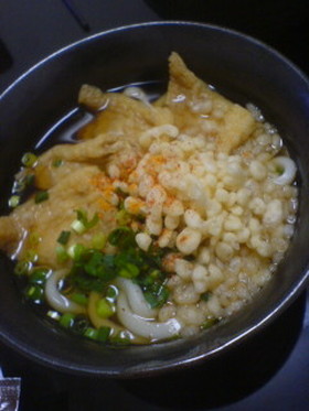 きつねとたぬきのダブルうどん☆ミ