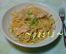 春キャベツの味噌パスタ