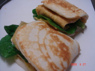 パンがない！！けど、サンドイッチ☆　の写真