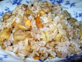 鉄板焼き屋さん風のガーリックチャーハン
