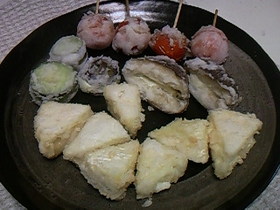 野菜+チーズのはさみ揚げ~♪