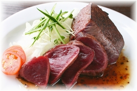 ヘルシー!オージー・ダチョウ肉のステーキ