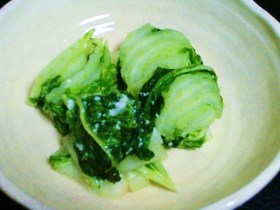 絶品☆3分で♪春白菜の358漬け物