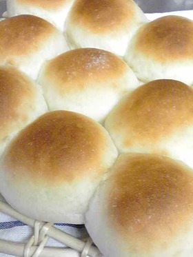 めっちゃふわふわしっとりな丸パン