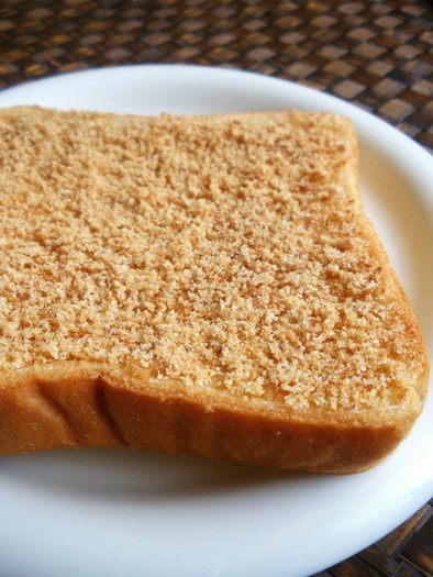 ✿癒し味✿バニラ香るきな粉トーストの写真