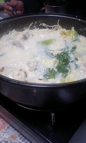 四変化☆イタリアーナ豆乳鍋♪