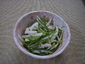 水菜のからしマヨポン
