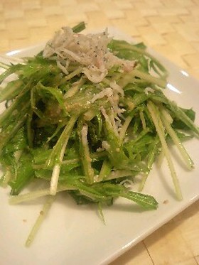 超カンタン☆水菜のチョレギ風サラダ