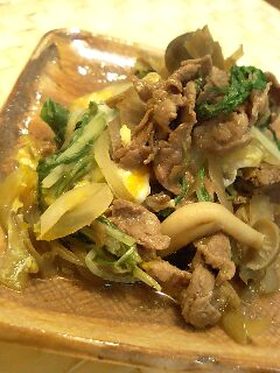 すきやき風☆野菜炒め
