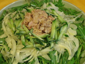 水菜とツナのサッパリ★サラダ